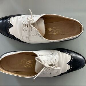 Find this listing @coquettecollect Ferragamo Women’s Vintage spectator wing-tips